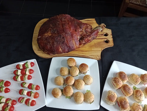 Pernil - With Assorted Sauces and Bread Rolls 2