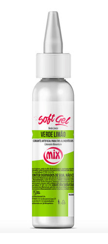 Mix Colorante Soft Gel 25 Gr. Color Verde Limón Repostería 0