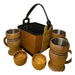 Exclusive Beer Chops Kit + Leather Basket + 2 Bowls 0