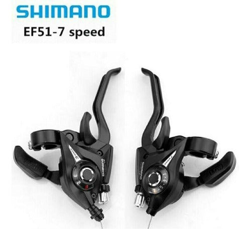 Shifters Integrados Shimano Ef-51 7x3 Mandos Frenos/cambios 1