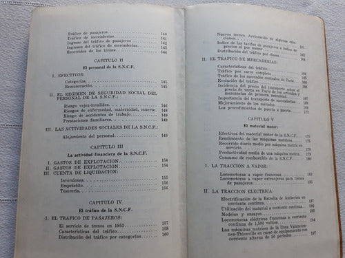 Anuario Ferrocarrilero Ferrocarriles Nacionales Francia 1954 2