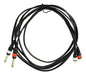 Rockville 10' 1/4" TS to RCA Dual 100% Copper (RMDPR10B) 0