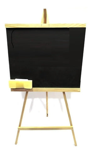 Genérica 3 Kids Chalkboard with Wooden Easel - Advertising Art 2