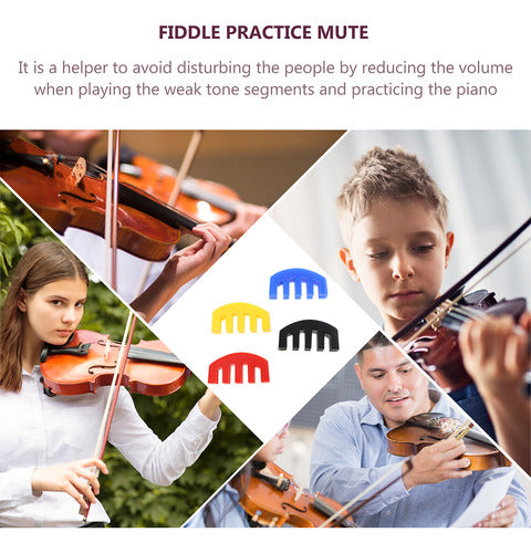 Viola Voice Mute Violin Mute 8 Unidades 5