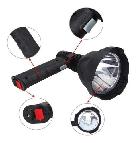 Genki Rechargeable USB LED Handheld Spotlight 7