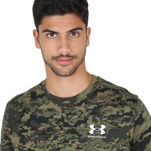 Under Armour ABC Camo S Green Camo T-Shirt 3158 4