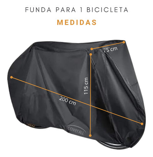 CoverALL Funda Cubre Bicicleta Mtb Ghepard Nordic R29 100%Impermeable 1