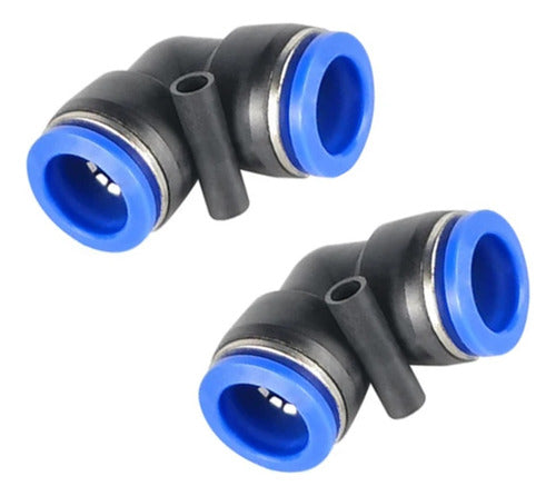 BWG Mastra Store 2 X 8mm Codo Conector Rápido Baja Presión 0