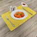 Lunarable Yellow Place Mats Conjunto De 4 Picnic Inspired Cu 0