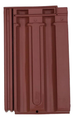 EcoRoof Terracotta Plastic French Tiles 0