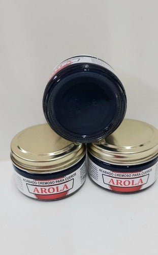 Crema Para Cuero Arola Color Azul 1