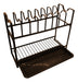 Kitchen Tools Brown Narrow 2-Tier Dish Rack 2