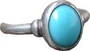 Luli 925 Silver Ring with Genuine Turquoise Stone Offer 0