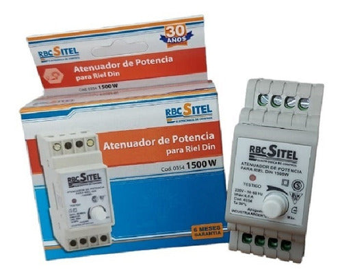 Prismaluz Atenuador De Potencia Para Riel Din 1500W RBC 220V 2