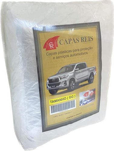 Capa Transparente Para Proteção De Carros 40 Micras - Tam Gg 0