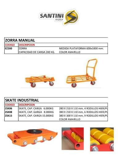 Fema Patin De Carga Tortuga 6 Toneladas 4 Ruedas Skate Santini 1