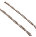 Solid 925 Silver Tourbillon link chain - 47 cm length 0