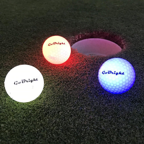 Gobright Bolas De Golf Red Led Light Up 6