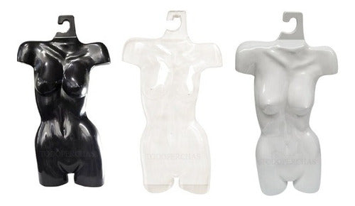 Half Body Woman Mannequin Lingerie Bikini Hanging Display 0