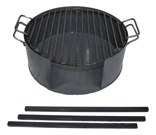 RM Churrasqueras Fogonero + Grill with Detachable Legs / Ideal for Fishing Day 0