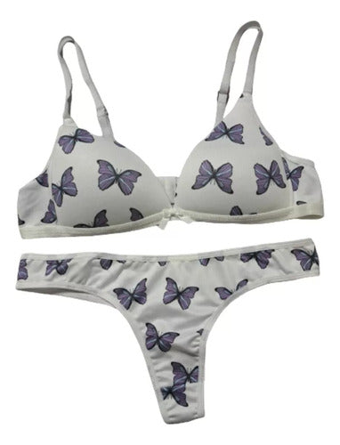 Letícia Conjunto Triangulo Mariposas 2