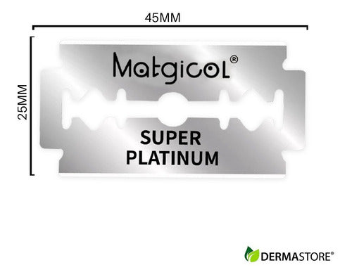 Matgicol Double Edge Razor Blades X10 Replacement Unit 1