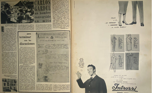 Suplemento Familiar El Día 132 Carlos Gardel 1959 B4 Ej3 1