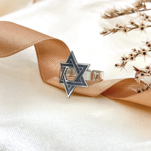 Joyas Ruiz Star of David Ring in 925 Silver 2