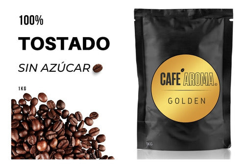 Aroma Café Tostado Golden 1kg Aroma Grano O Molido 1