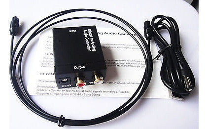 DAC Spdif Toslink Coaxial Optical Digital to Analog Converter 1