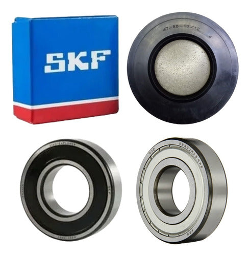 Kit Rodamientos Skf Reten Lavarropas Mabe Lvmb07e12 0