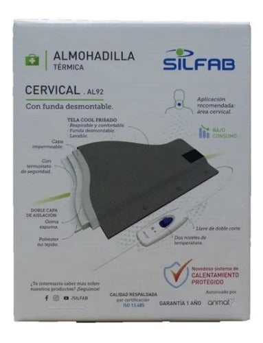 Silfab Electric Thermal Heating Pad Cervical Neck AL92 2