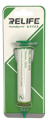 Relife Flux RL-420-UV Syringe 10cc BGA Reballing Solder 0