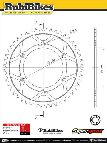 Plato Para Ktm 125/690 Supersprox Acero 1