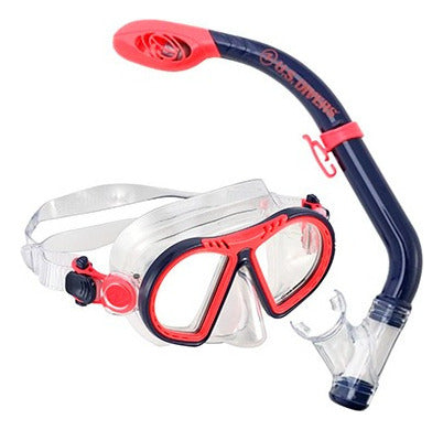 Kit Máscara Y Snorkel Us Divers Para Niño Toucan Keiki - * 0