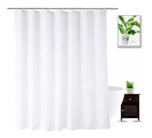 Fancy House Digital Waterproof Shower Curtain Set with Rod and Hooks 5