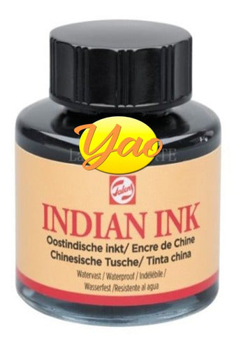 Tinta China Profesional Talens Indian Black 30 Ml 0