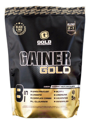 Gainer Gold Nutrition 8 En 1 X 5 Lb 0