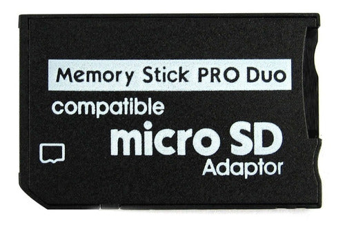 Memory Stick Pro Duo Micro SD Adapter for Cameras PSP 0