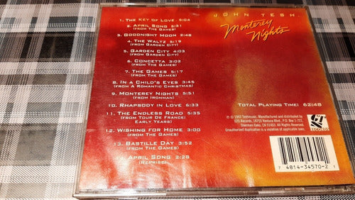 John Tesh - Monterey Nights - Cd Importado Muy Bueno 1