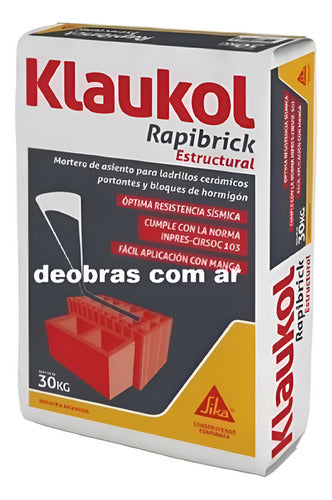 Klaukol Rapibrick Estructural Bolsa 30 Kg  -deobras 0