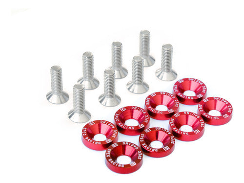 Anodized Washers and M6 x 8 Screw Set for Car, Motorcycle, ATV - D1 Spec 0