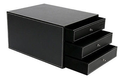 Elegant Office Supplies Leather Desk Organizer 5