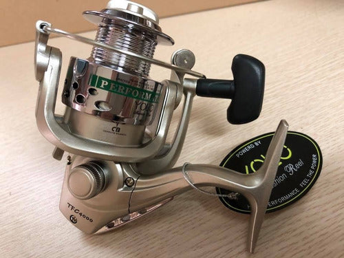 Yolo TFC 1000 Front Brake Spinning Reel with 3 Ball Bearings 3