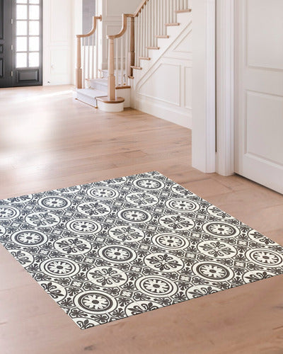 StockHoy Fiji Vinyl Rug 100x100 Anti-Slip Gift 0