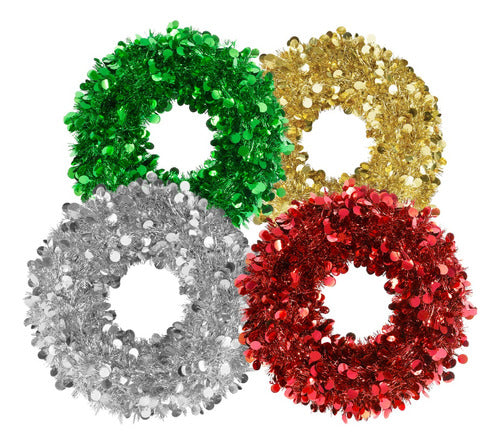 Christmas Wreath Decoration Ornament Set of 10 0