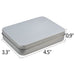 Latas Rectangulares Con Tapa Bisagra 115x85x22mm 12u Platead 3