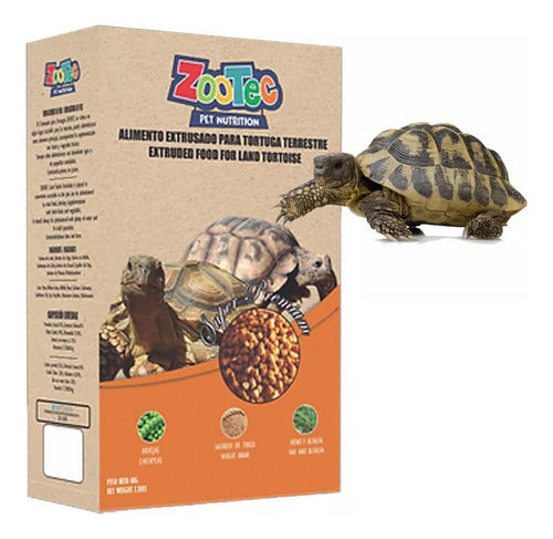 Zootec Premium Extruded Food for Land Turtles 1kg 0