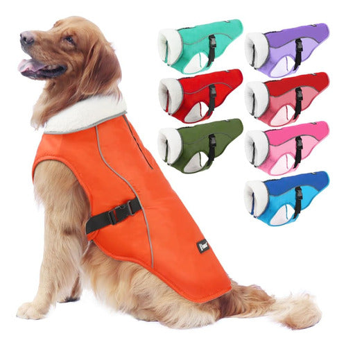 Jaqueta Emust Winter Dog, Roupa Para Cães À Prova De Vento P 0