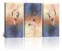 Klvos Yoga Wall Art 3 Panel African American Black Women Can 0